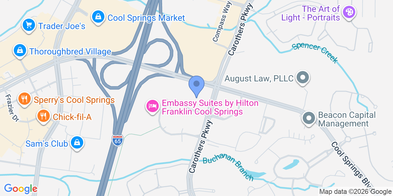 Map location for Chapman & Rosenthal Title Inc