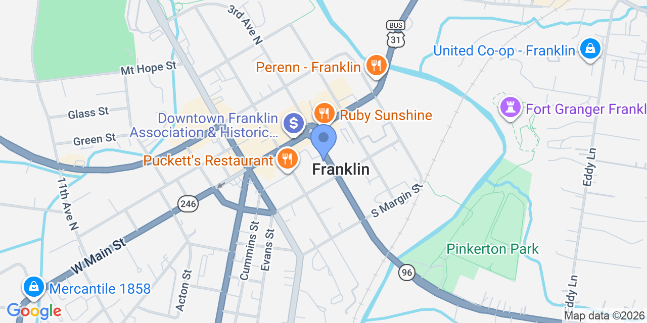 Map location for Law Office of William Bullock