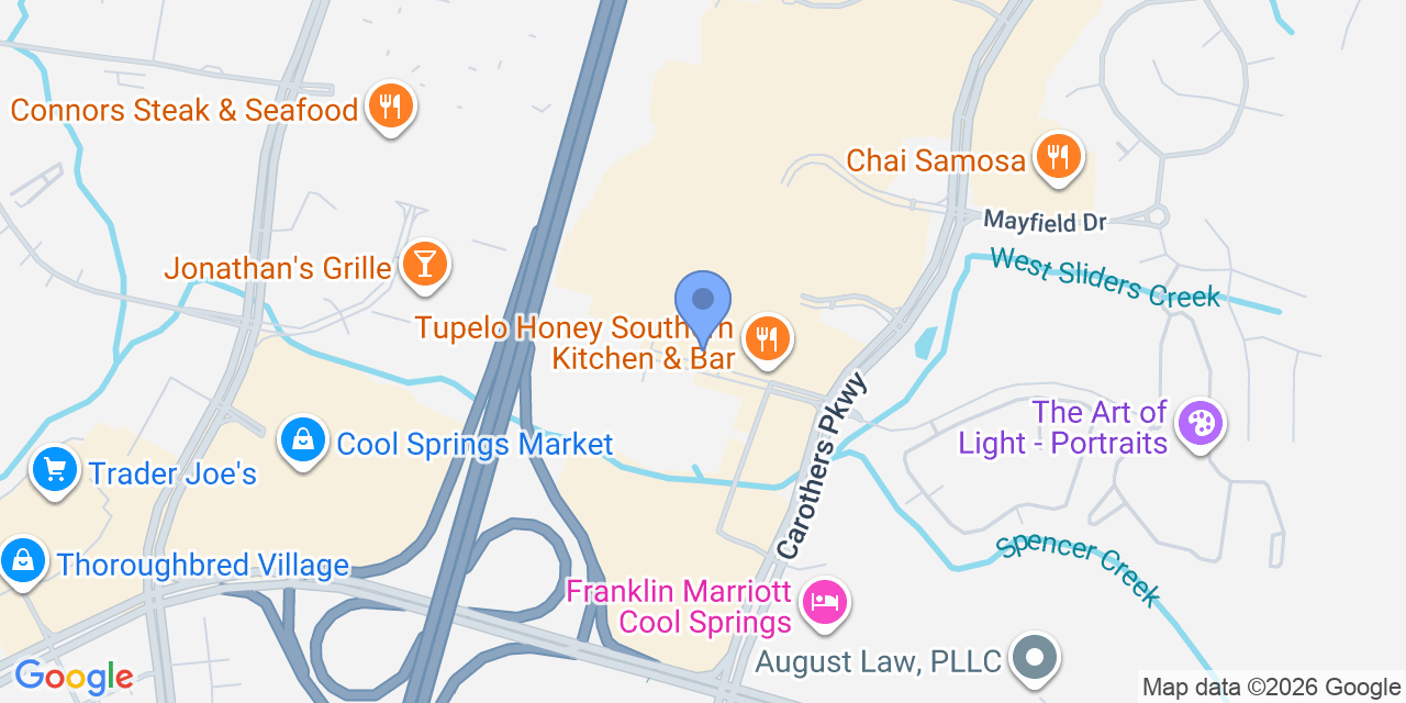 Map location for Music City Tax Attorney