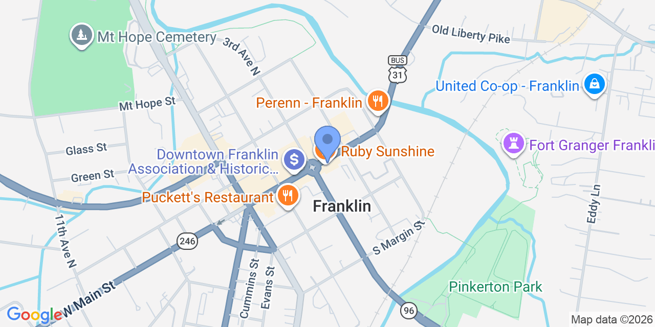 Map location for Dana McLendon Law
