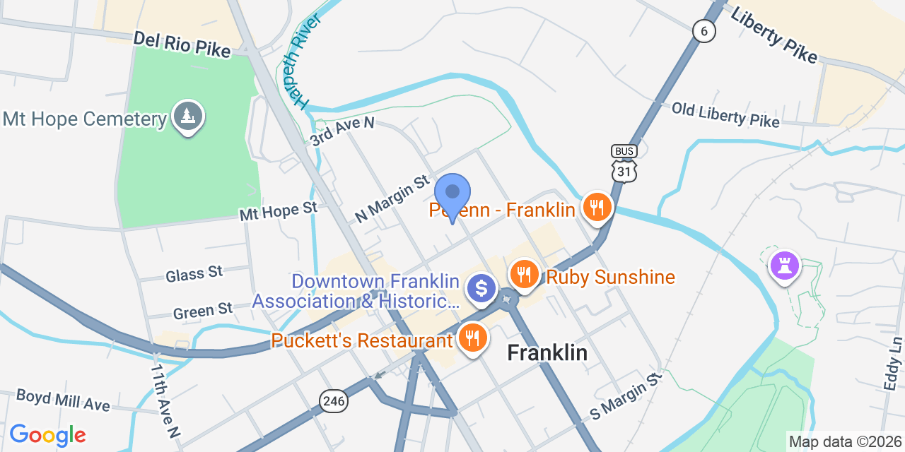 Map location for Dismukes Law, PLLC