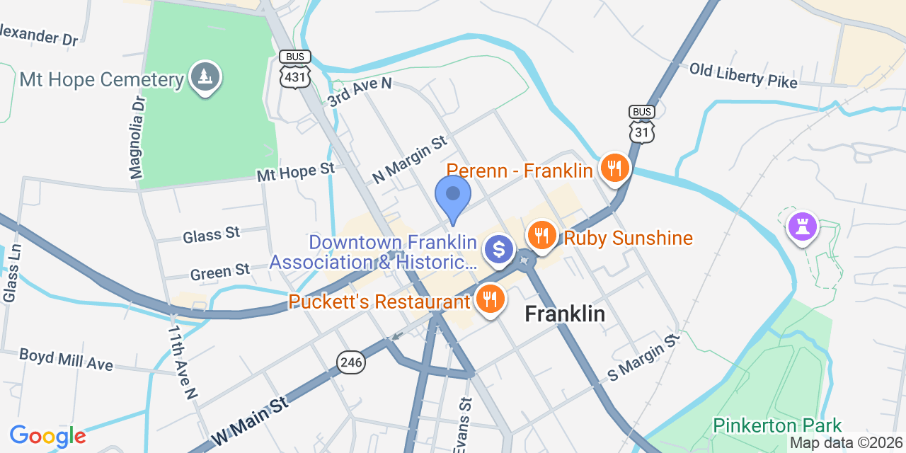 Map location for Binkley Borne Law, PLC