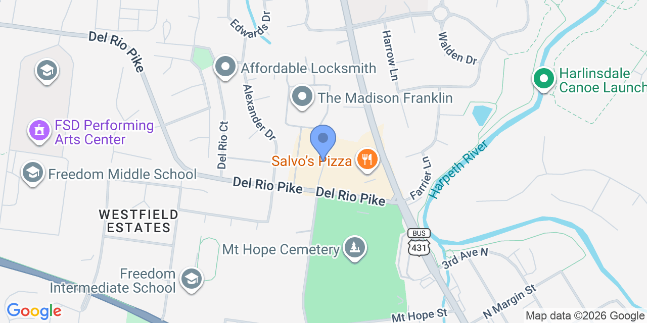 Map location for Gilliam Law