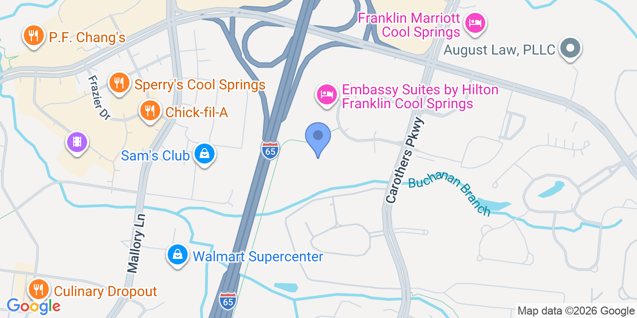 Map location for Linville Estate Law