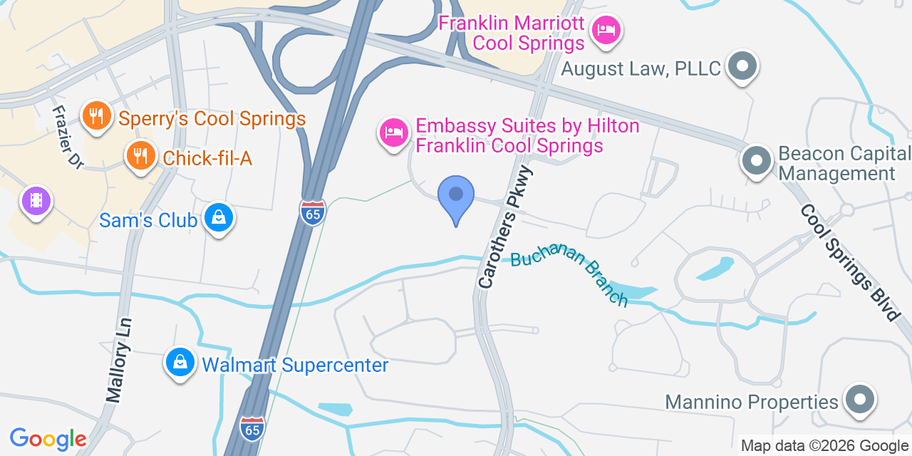 Map location for The Law Firm For Truck Safety - Tennessee