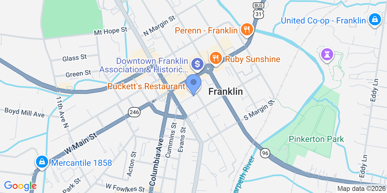 Map location for Puryear Newman & Morton: Morton IV Charles E