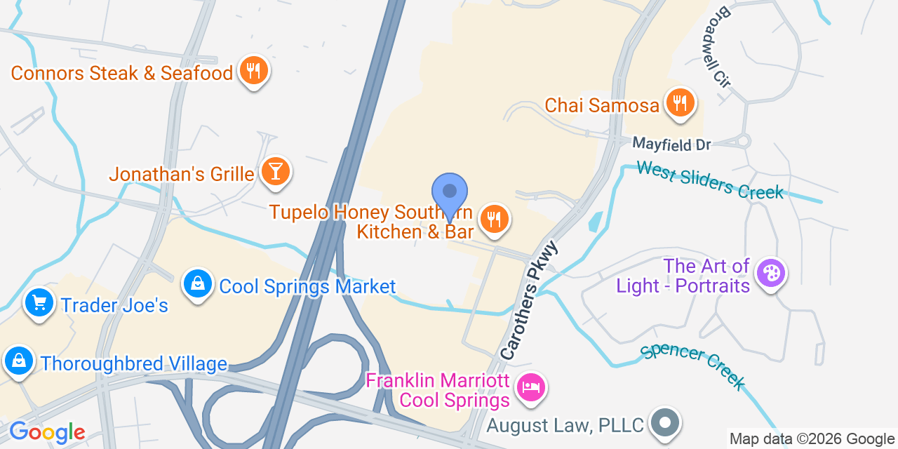Map location for Paul Kraft Attorney